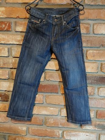 Spodnie jeans chłopięce 128