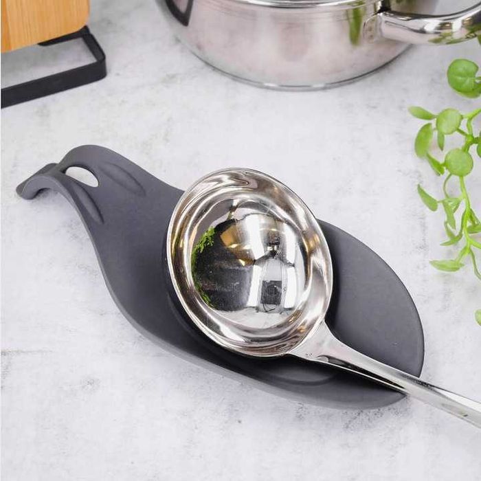 PODSTAWKA POD ŁYŻKĘ Sylikonowa Podkładka Kuchenna Ociekacz pod chochlę