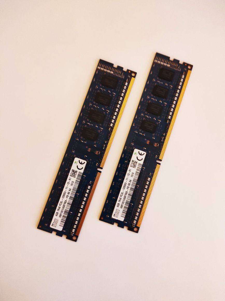 2x pamięć RAM 4GB DDR3 Hynix