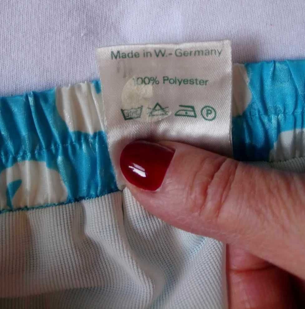 Spódnica midi plisowana, true vintage, lata 60, retro, turkus