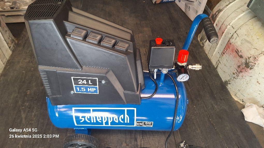 Kompresor bezolejowy Szeppach HC 25  24l 8bar