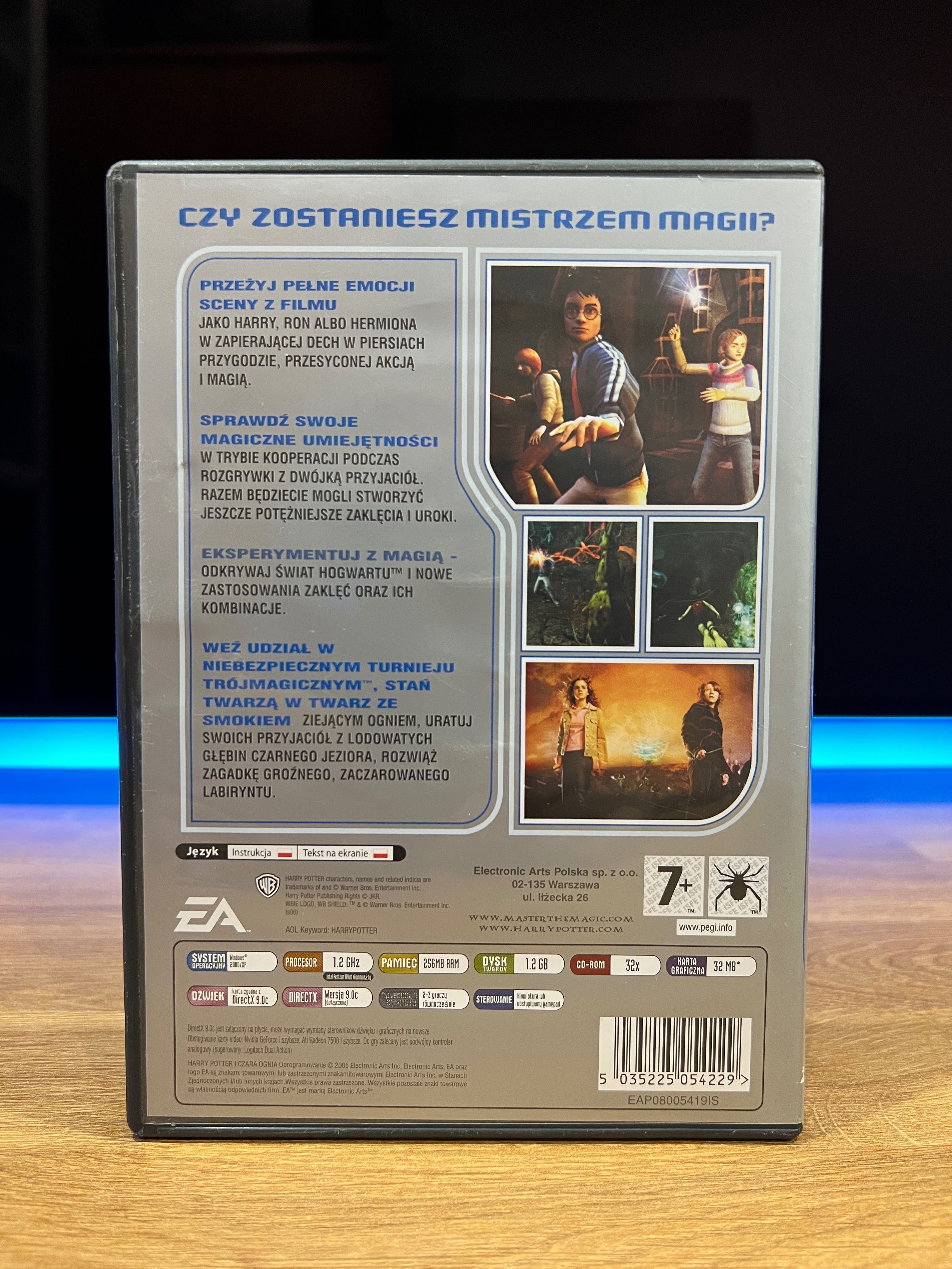 Harry Potter i Czara Ognia (PC PL 2005) DVD BOX polskie wydanie