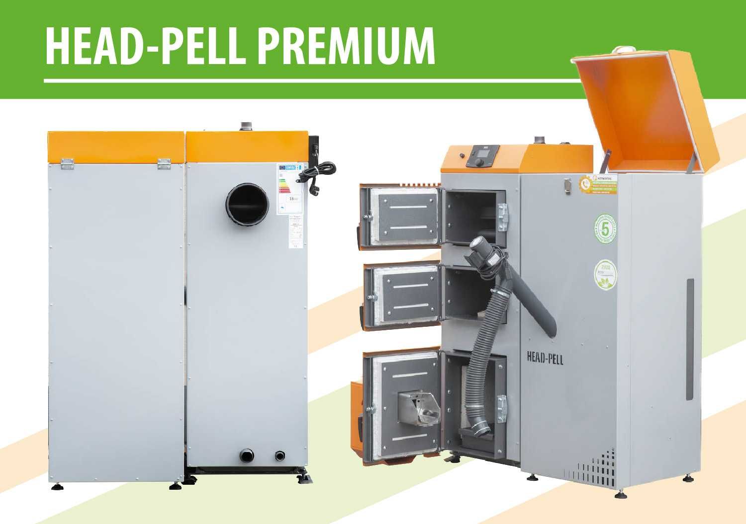 Kocioł na pellet HEAD-PELL PREMIUM moc 16 kW