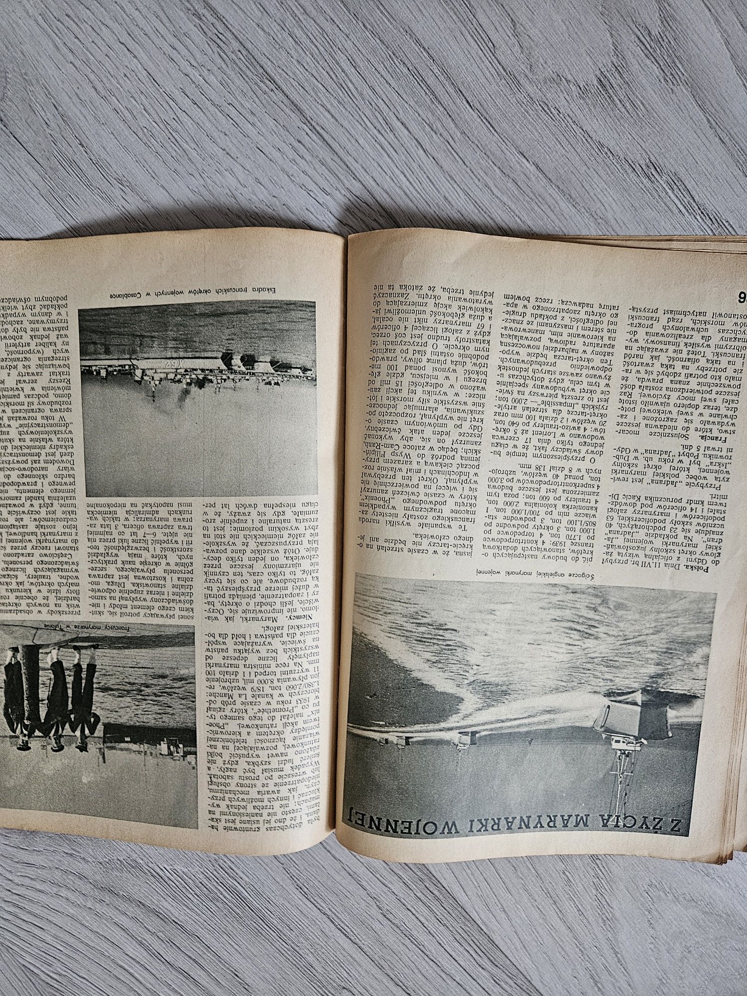 Przedwojenne czasopismo morze i kolonie sierpień 1939