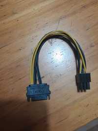 Adapter przejściówka sata do 6pin NOWE