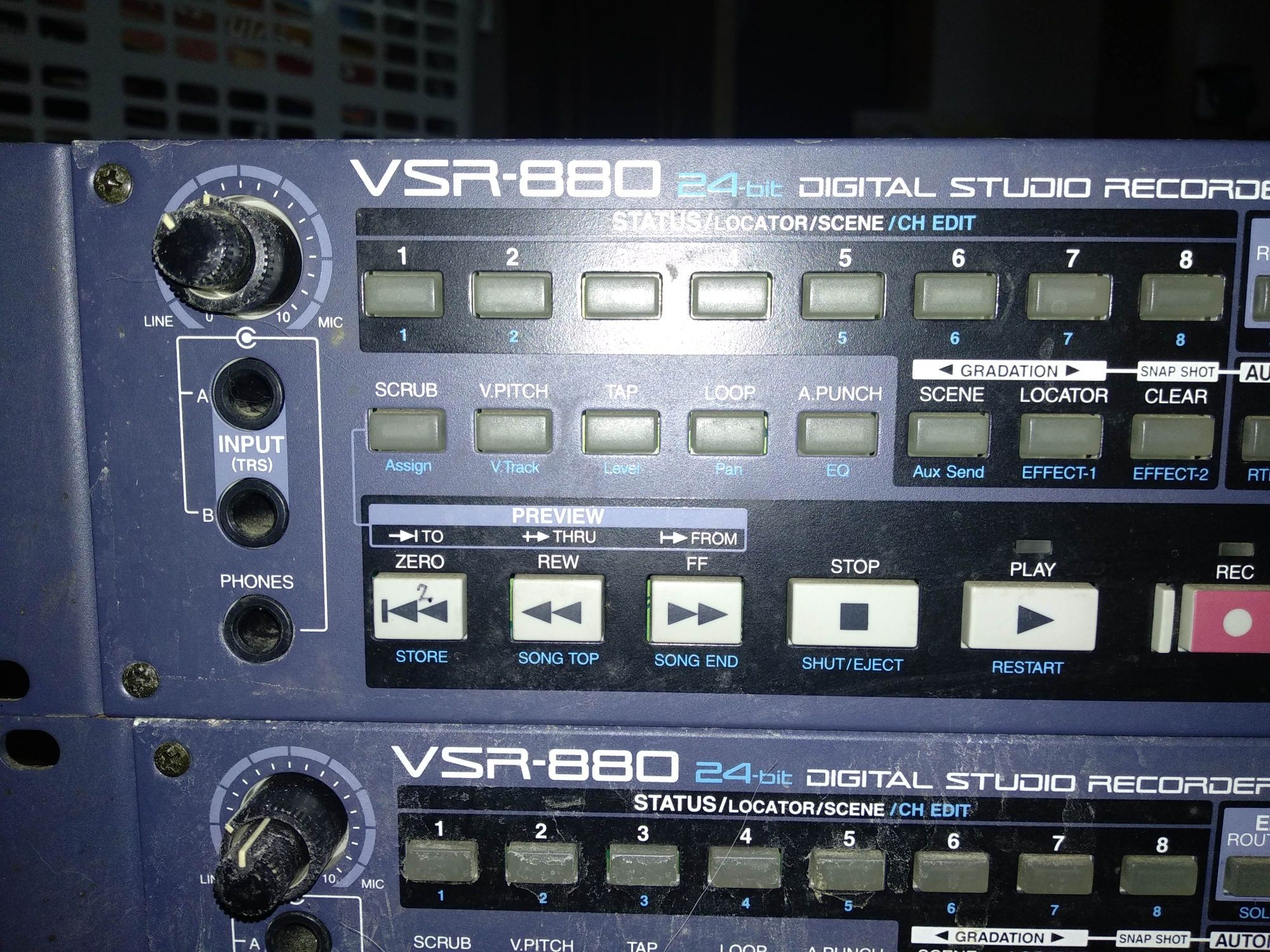 Roland VSR-880 24bit Gravador Digital Studio