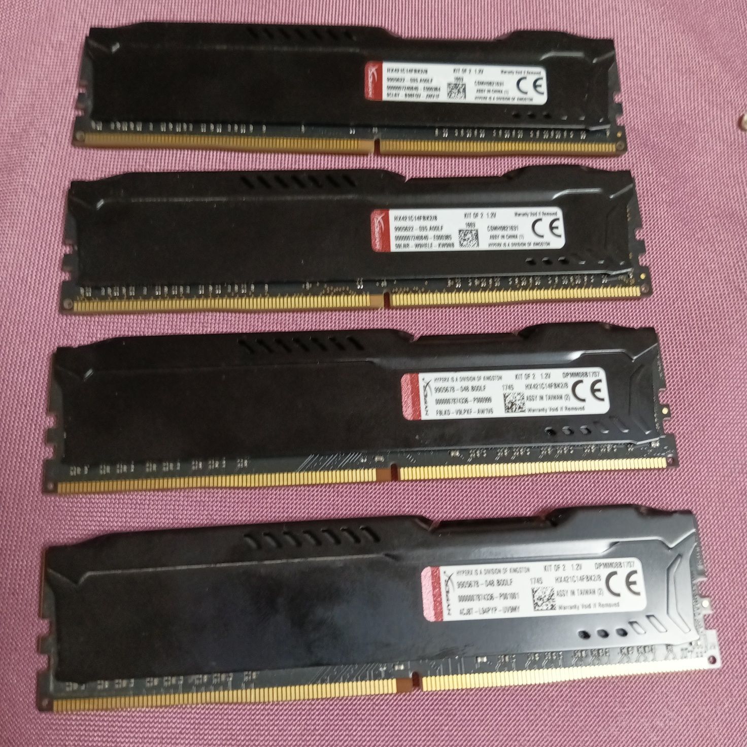 Pamięć DDR4 4x4gb