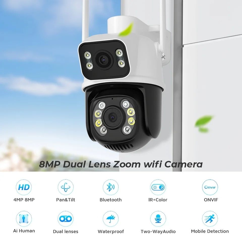Kamera obrotowa Wi - fi  8 МP 4k / Камера видеонаблюдения