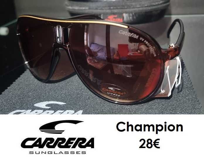 Óculos de sol Carrera Champion - 8 cores disponíveis