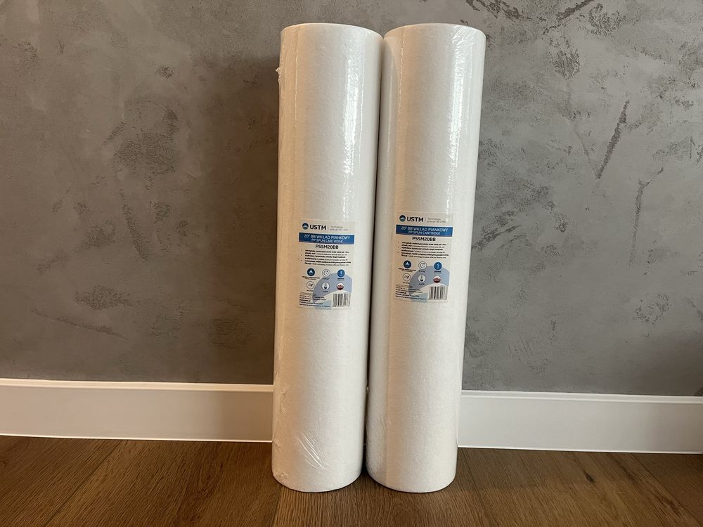 2 x wkład filtra wody USTM 20" BB piankowy PS5M20BB