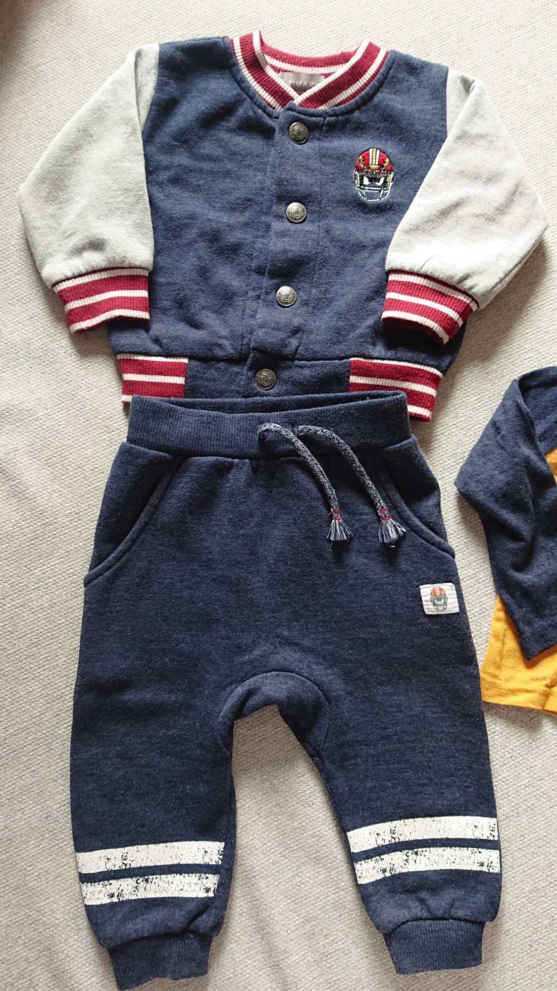 Primark Baby / Zestaw: dres + koszulka/bluzka, długi rękaw, rozmiar 68