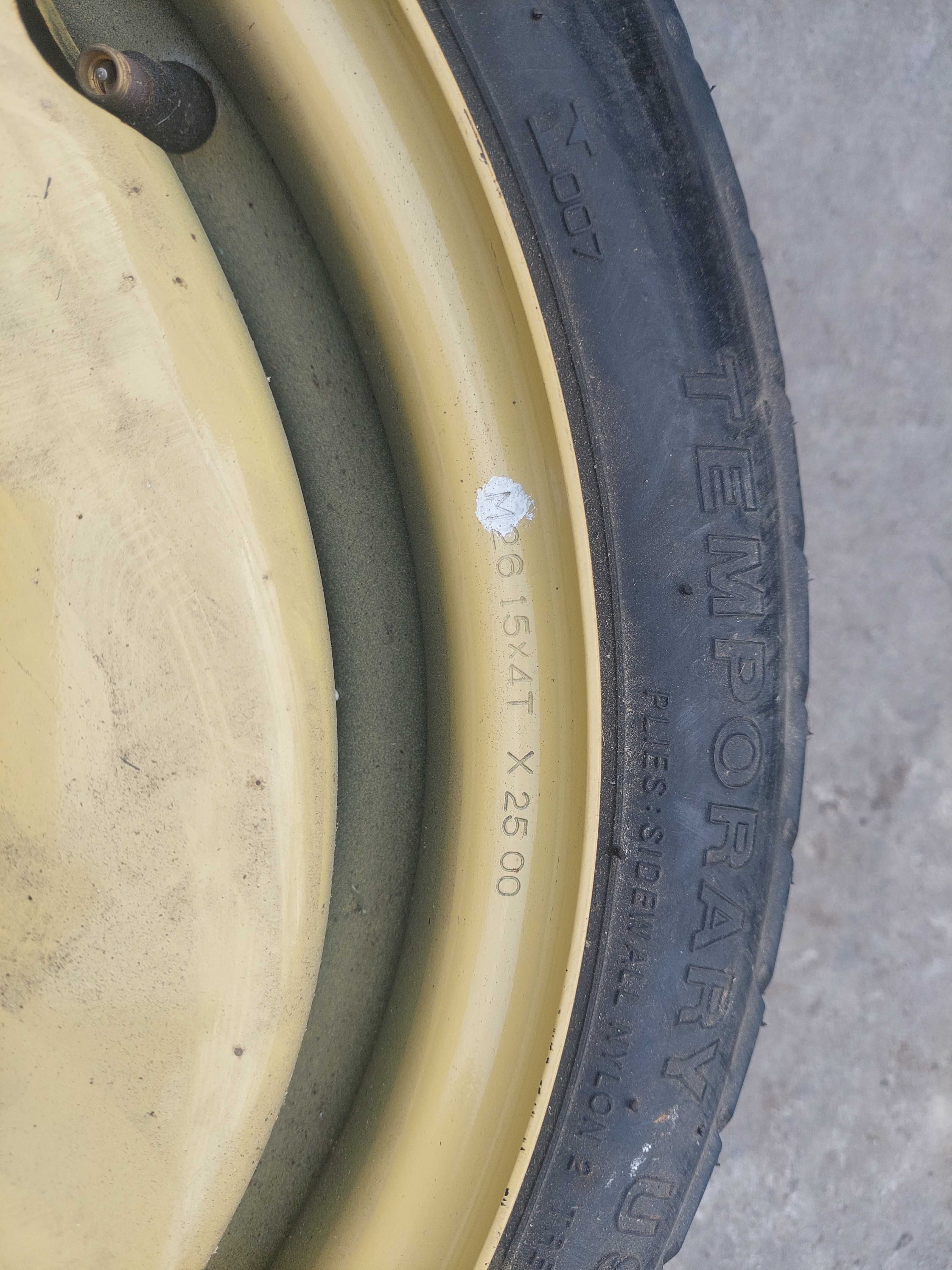 Запаска докатка r15 5×114.3 mazda nissan mitsubishi kia