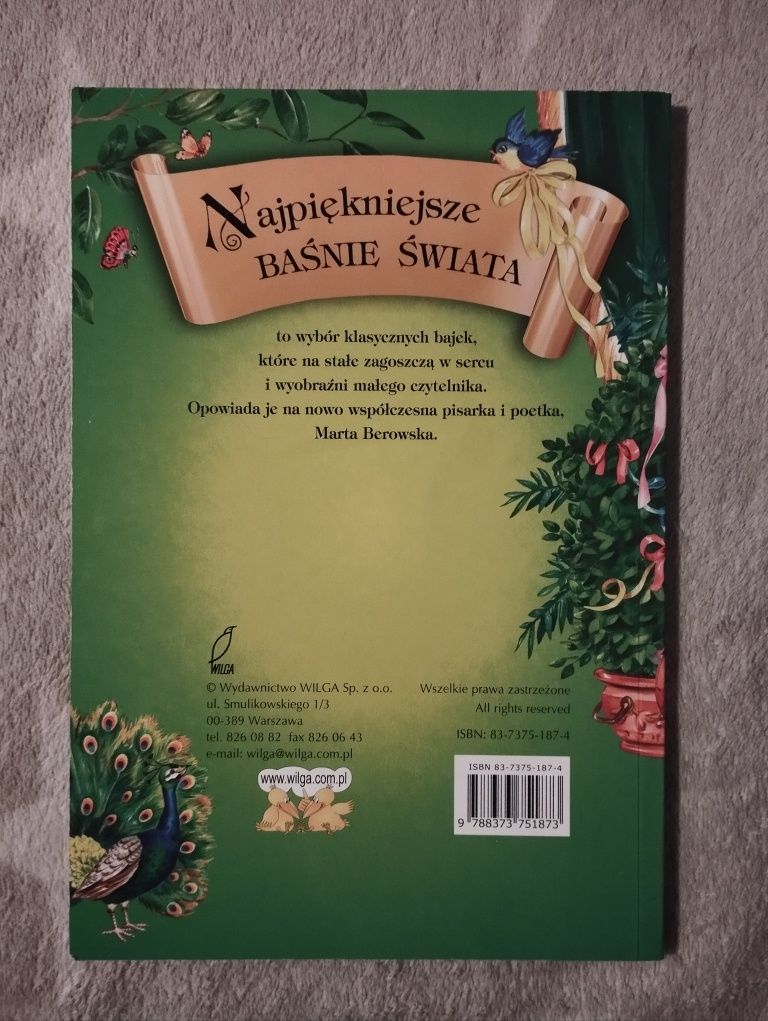 Książka " Najpiękniejsze baśnie świata"