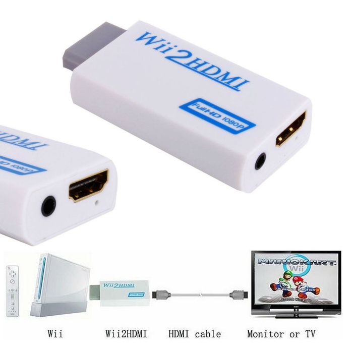 Conversor consola WII para HDMI com som ENTREGA IMEDIATA NOVO