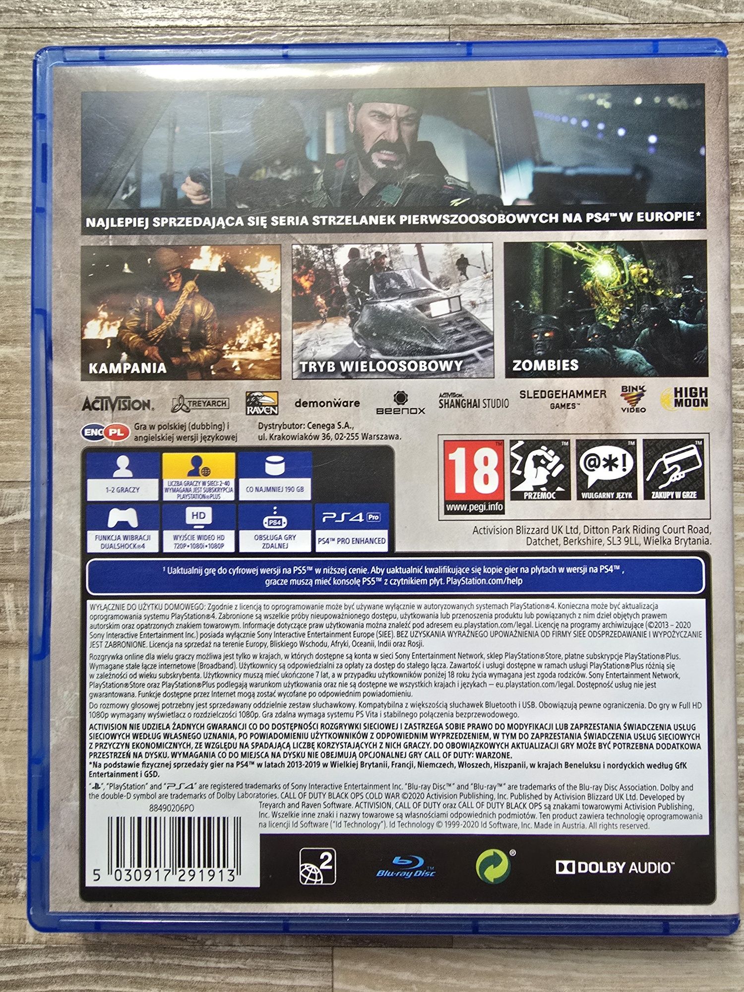 Gra Call of Duty Black Ops Cold War  PS4/PS5