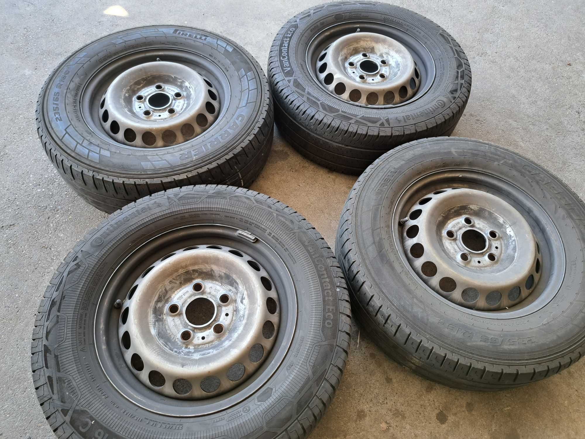 Koła felgi 5x120 16 crafter II T5 czujniki tpms opony 235/65R16c