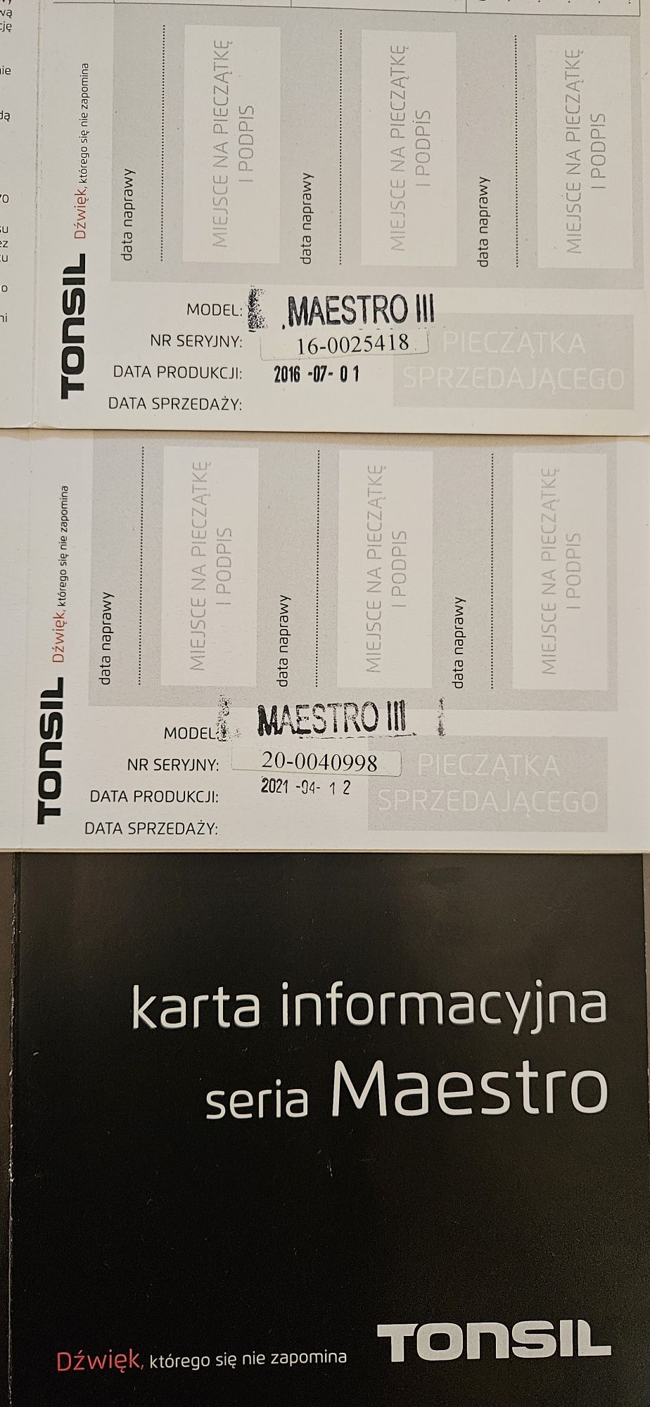 TONSIL Maestro III Katowice