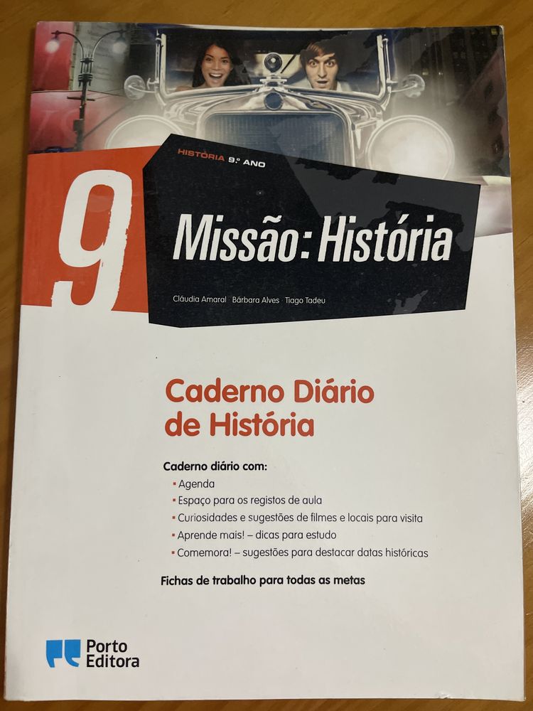 9 Missão: História Caderno Diário de História 9º ano