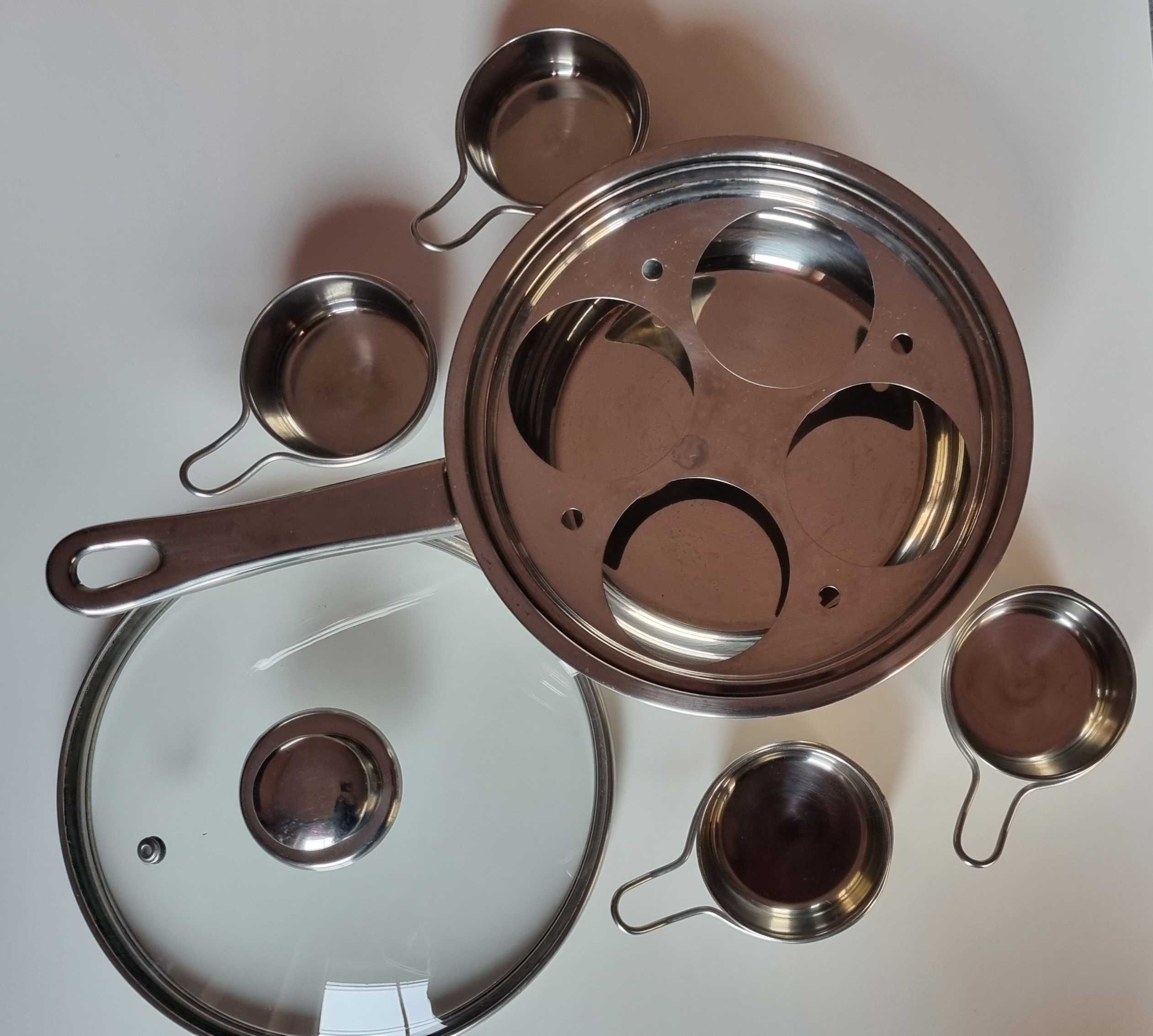 Patelnia rondelek do gotowania jajek w koszulce jajek sadzonych dimsum