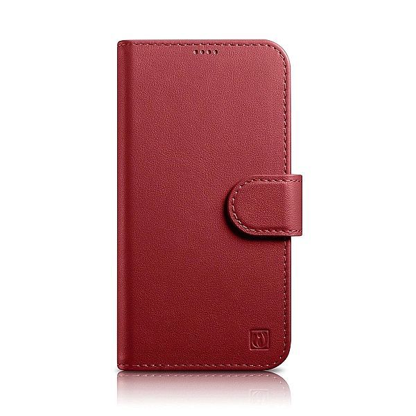 iCarer Wallet Case 2in1 etui iPhone 14 Pro skórzany pokrowiec z klapką