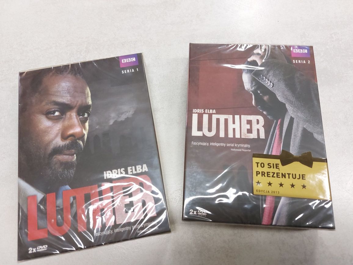 Luther. Sezony 1+2. Dvd. Nowe, zafoliowane