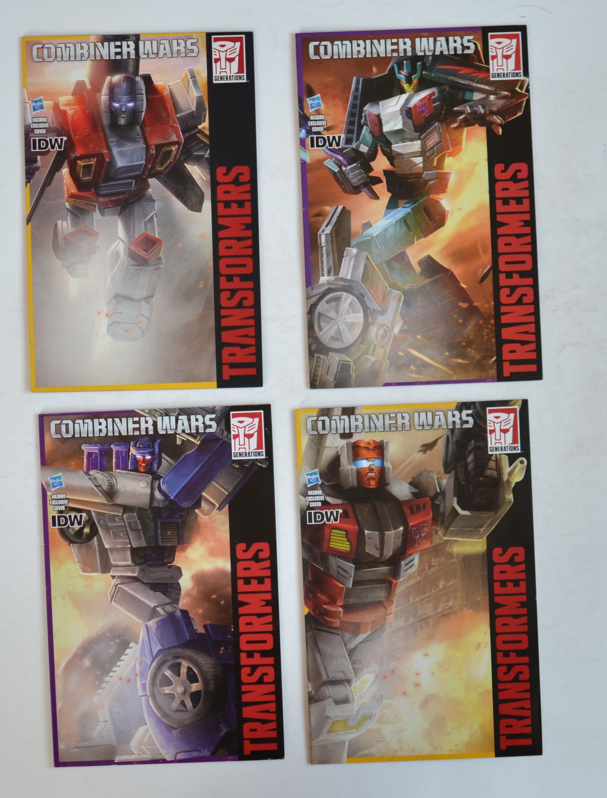 Transformers Combiner Wars Hasbro IDW Comics 2014 Komiksy zestaw