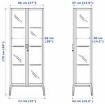 Szklana witryna Milsbo Ikea