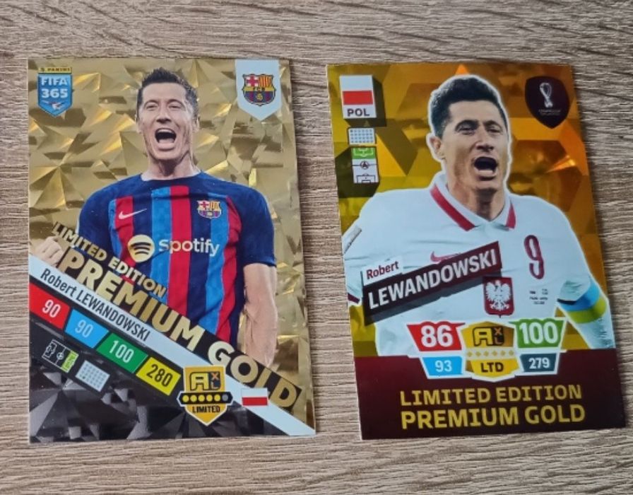 Karty Panini Robert Lewandowski