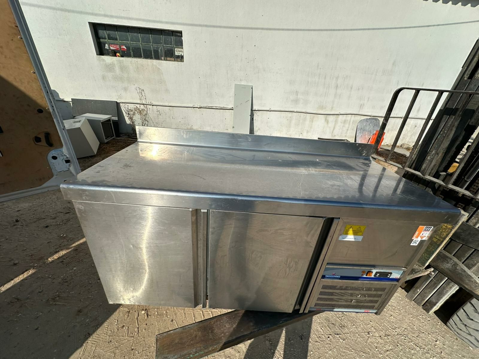 Bancada de frio em inox