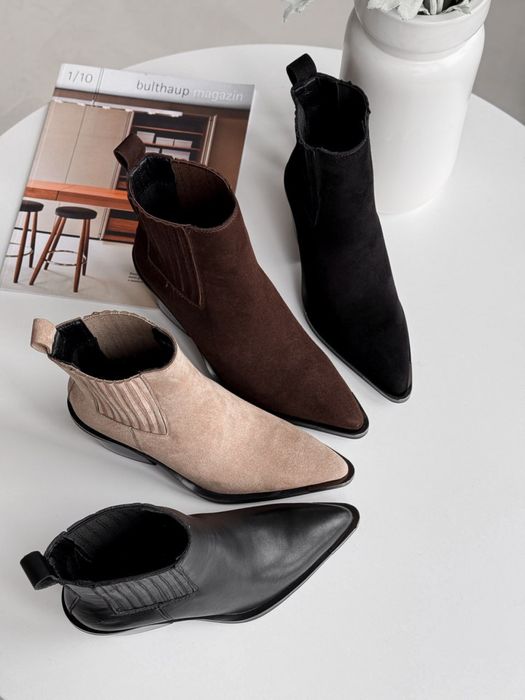 Козаки ковбойки натуральна замша | шкіра