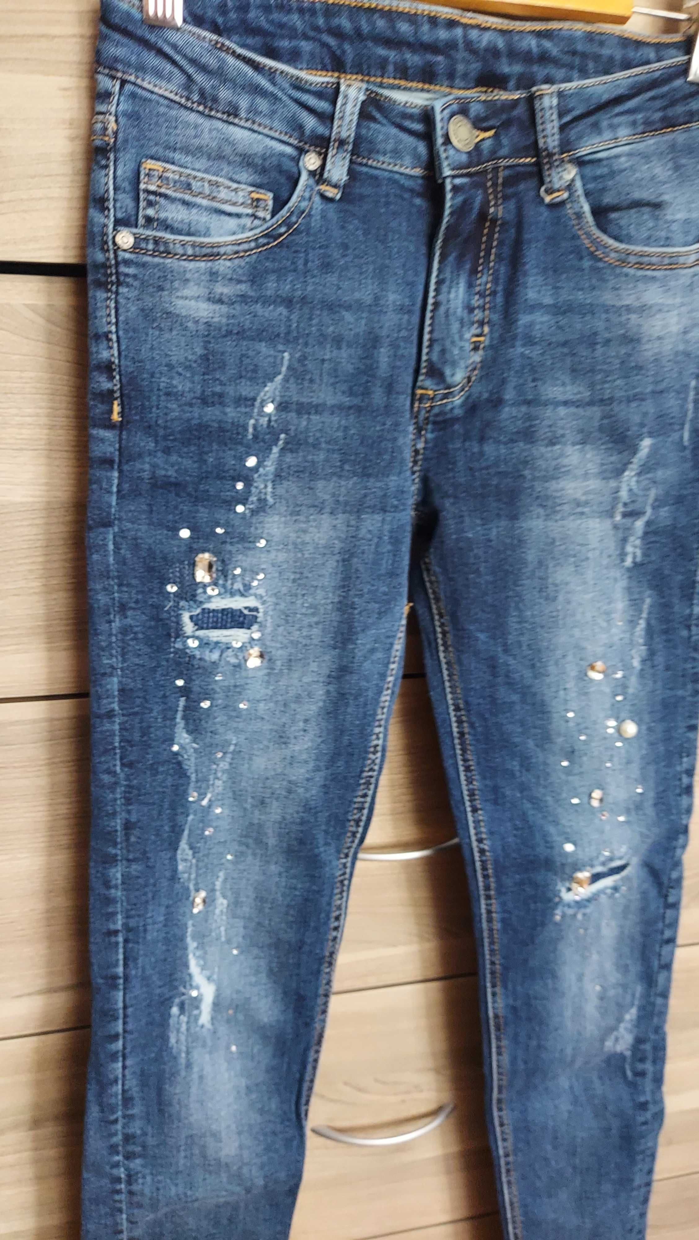 Spodnie jeans rozmiar 164 cm