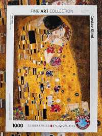 Puzzle eurographics 1000 smart cut Gustav Klimt Pocałunek The Kiss