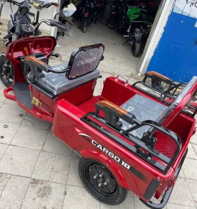 Електроскутер грузовий  трицикл Crosser новий на 1000Вт з потужною акб