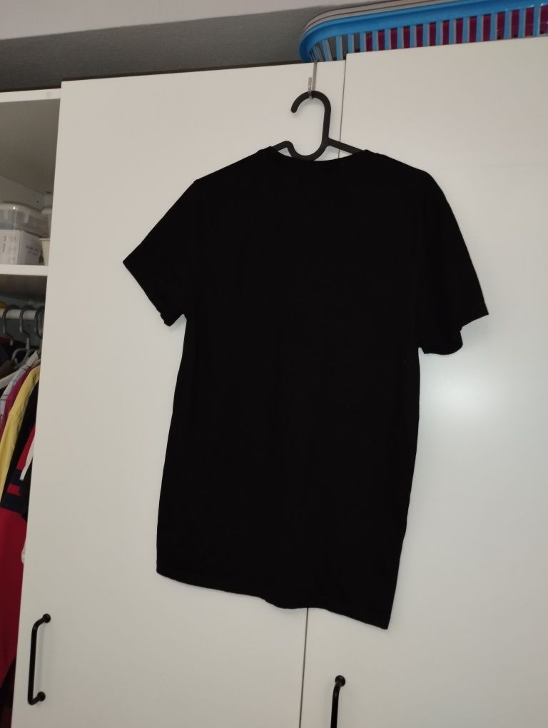 T-shirt Preta de Algodão