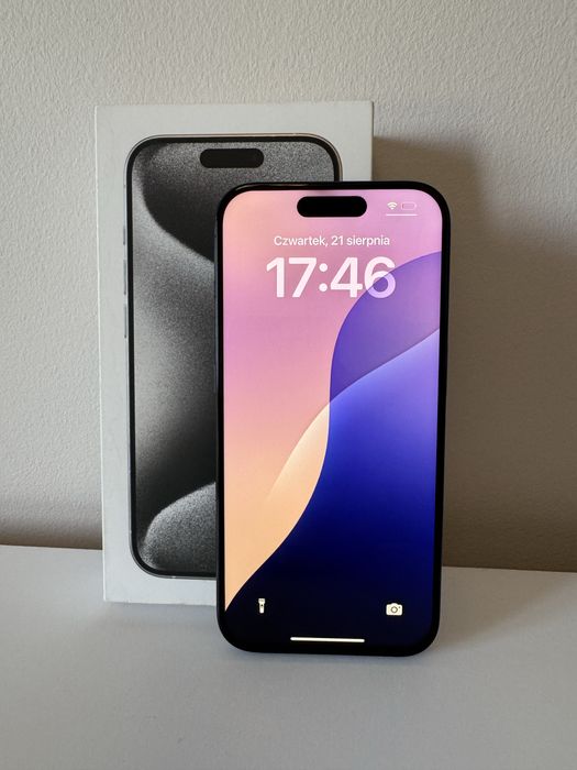 Iphone 15 pro niebieski 128gb kondycja 92%