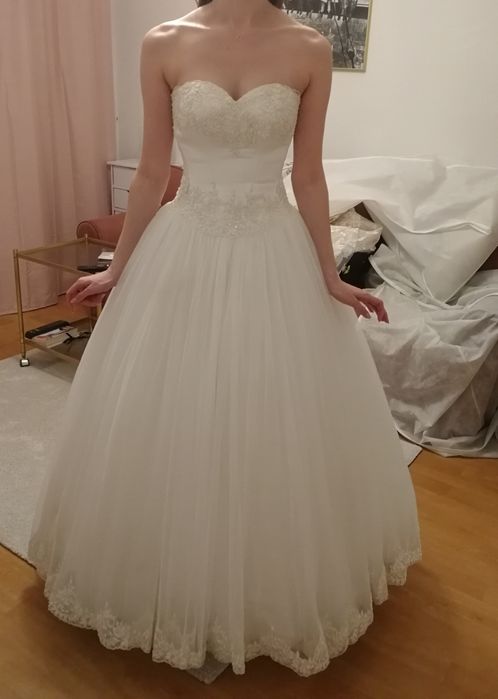 Suknia ślubna,księżniczka rozm s, m