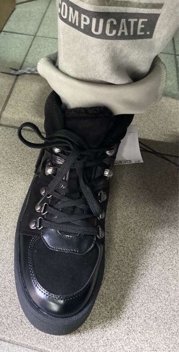 Нові утеплені жіночі хайтопи черевики Н&М ботинки НМ