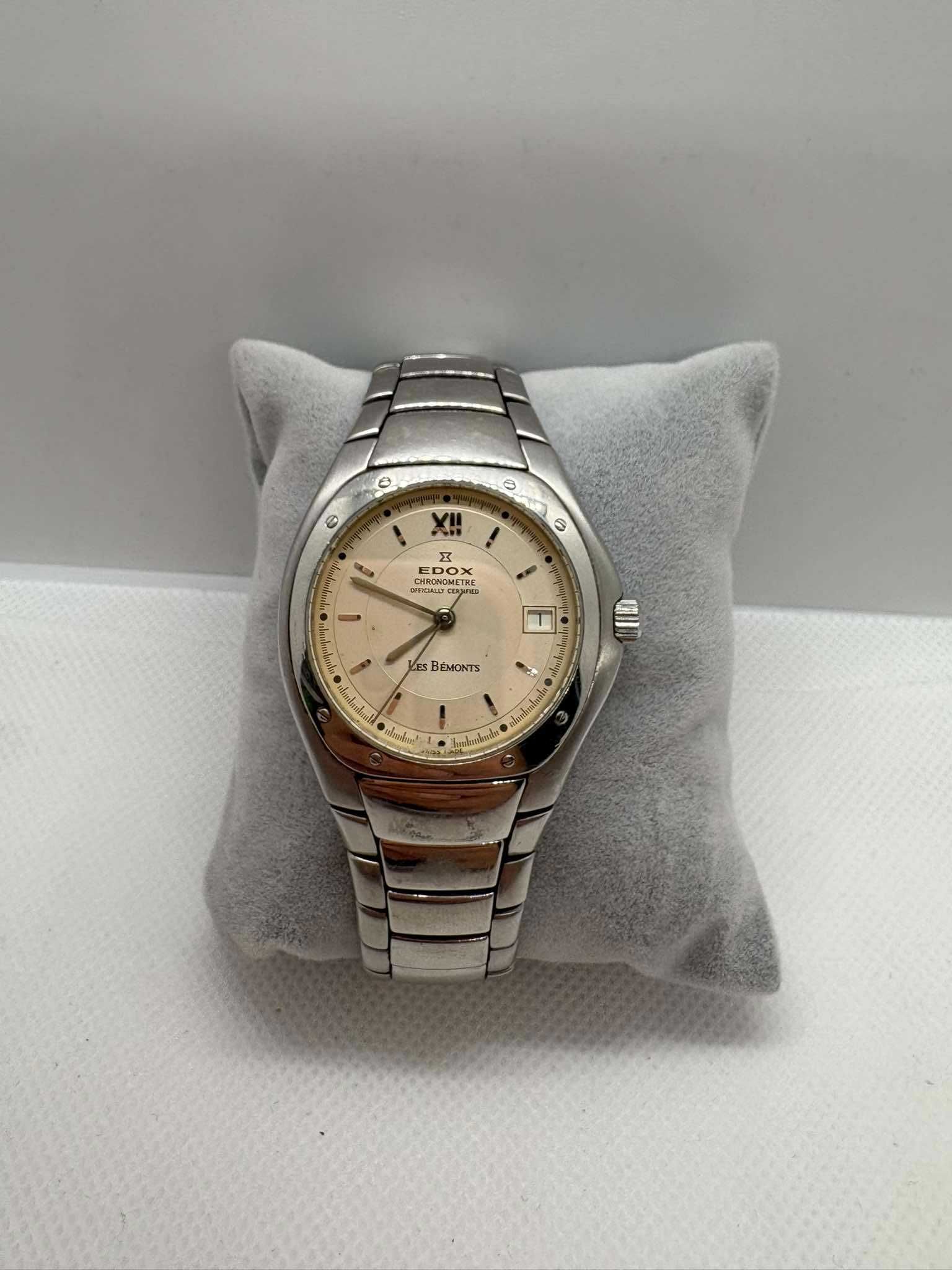 Zegarek nakręcany Edox Les Bémonts Automatyczny Chronometr 80031