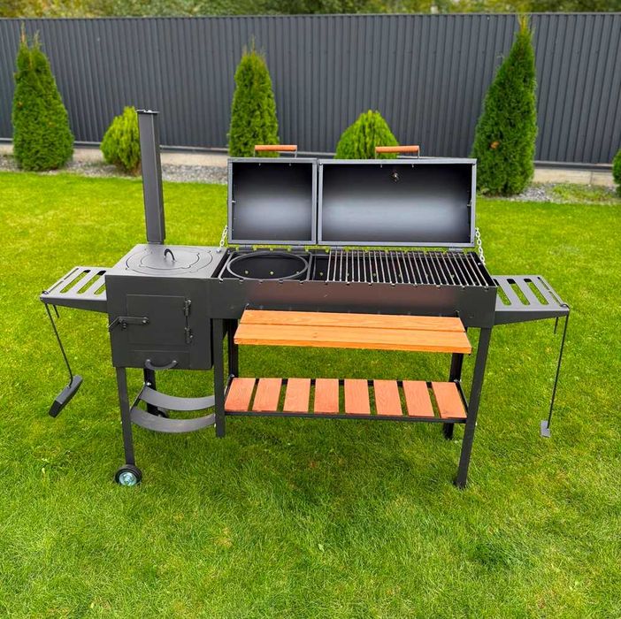Бомбезний мангал 5 мм з пічкою - ВСЕ В КОМПЛЕКТІ!