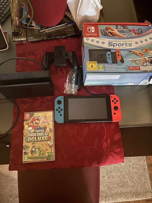 Consola nintendo switch + jogo mario bros deluxe