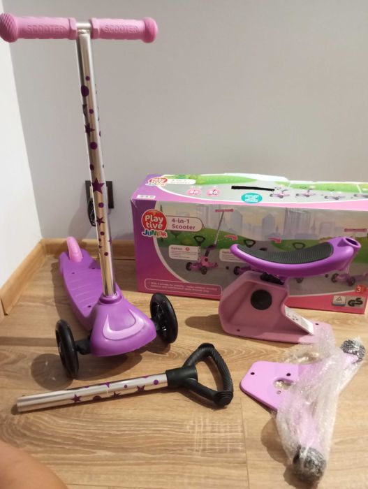 Hulajnoga 4w1  dla dziewczynki z lidla