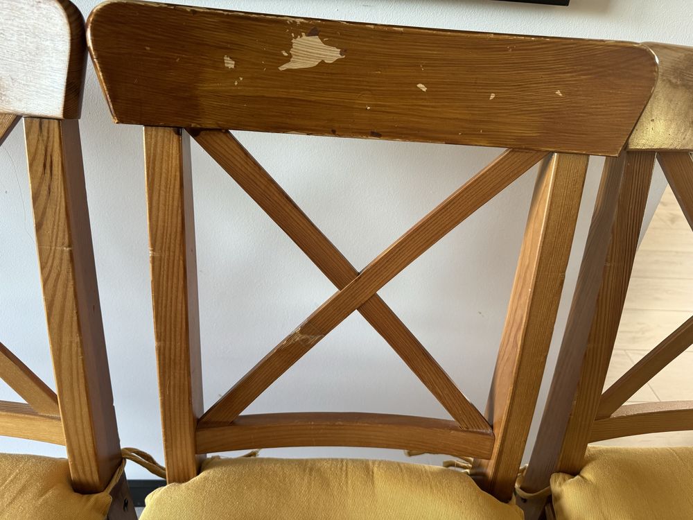 Krzesło krzesła ikea ingolf 2 sztuki