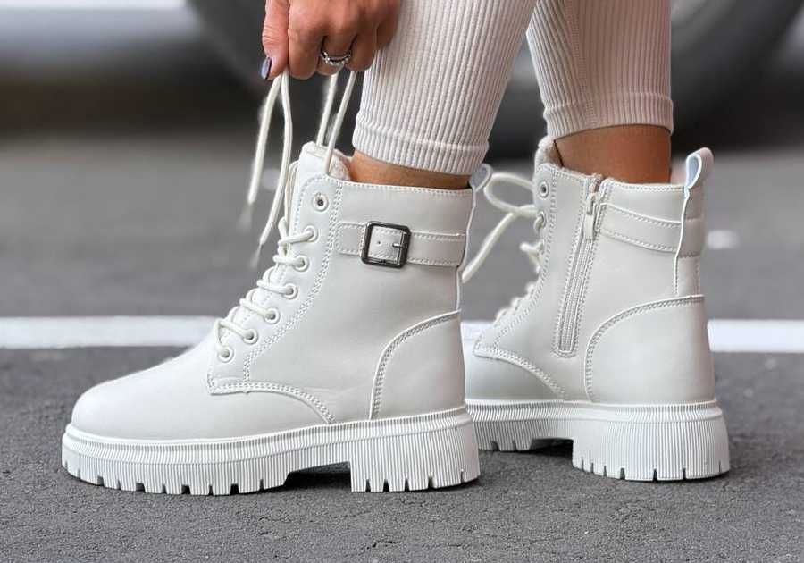 Черевики жіночі чорні (36-41) хутро осінь-зима, ботинки женские мех