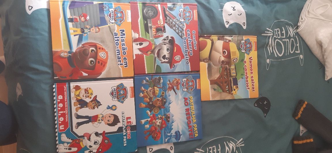 5 livros patrulha pata 20€