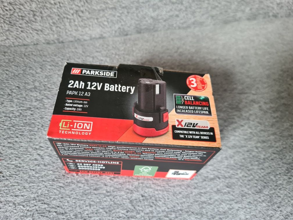 Akumulator Parkside PAPK 12 2Ah 12V TEAM X12 Team