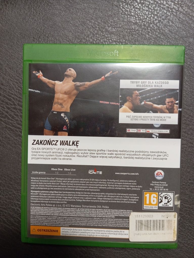 Gra UFC 2 Xbox one