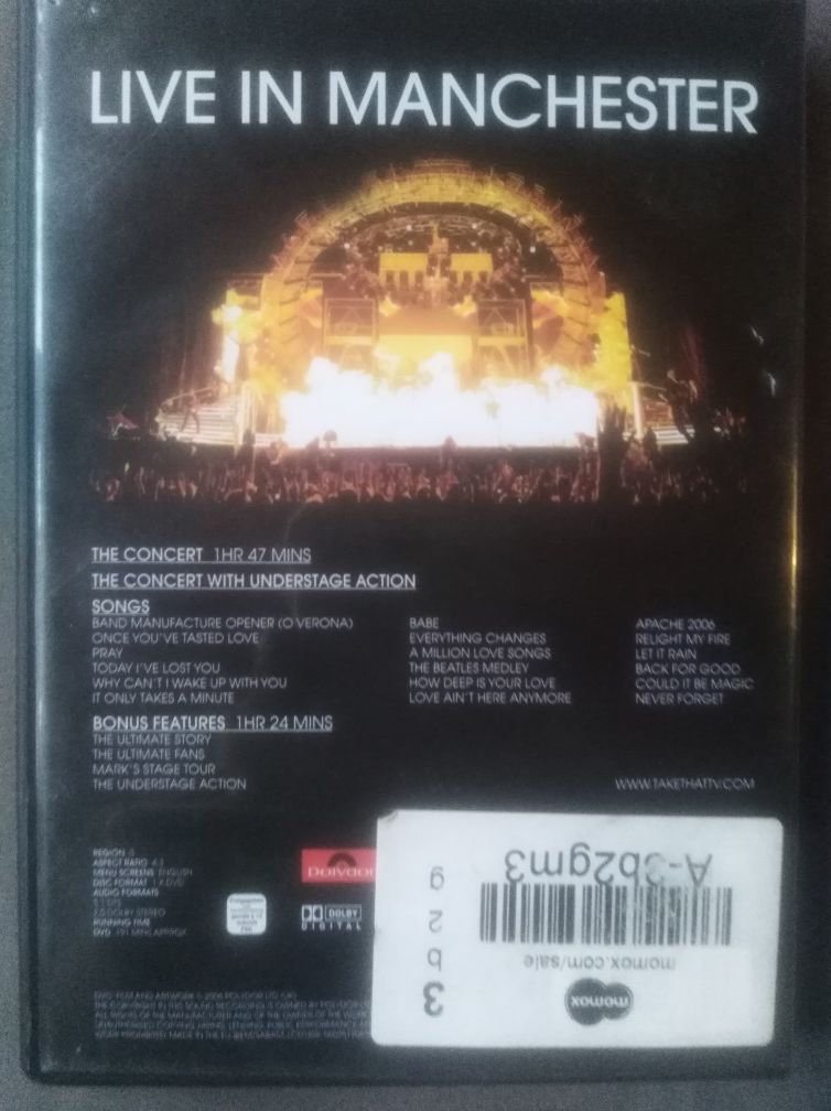 Take That Ultimate tour DVD