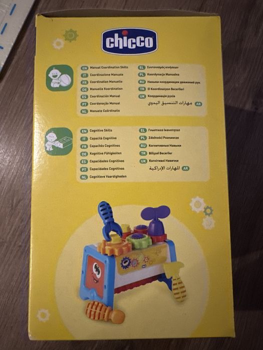 Chicco 2in1 Gear & Workbench Сортер Набір інстурментів