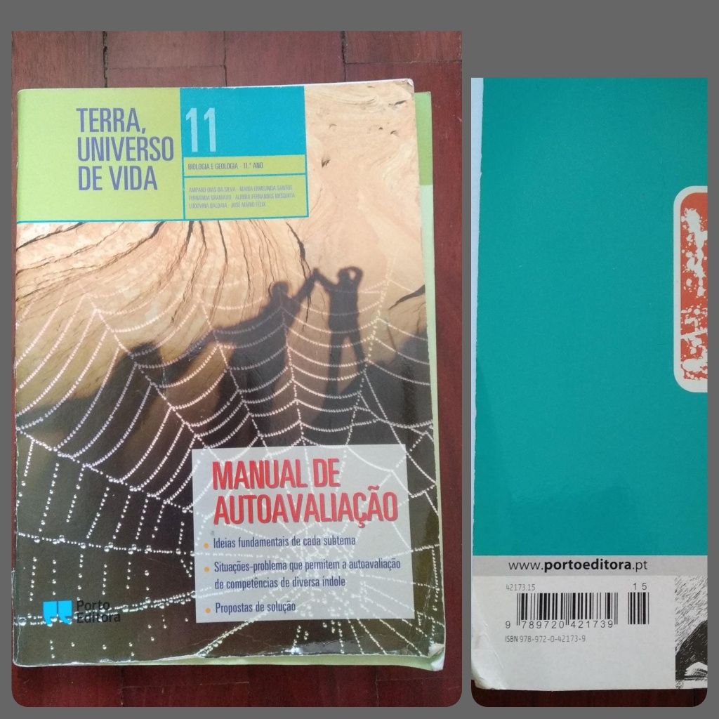 Livros escolares do 11⁰ ano Português Biologia