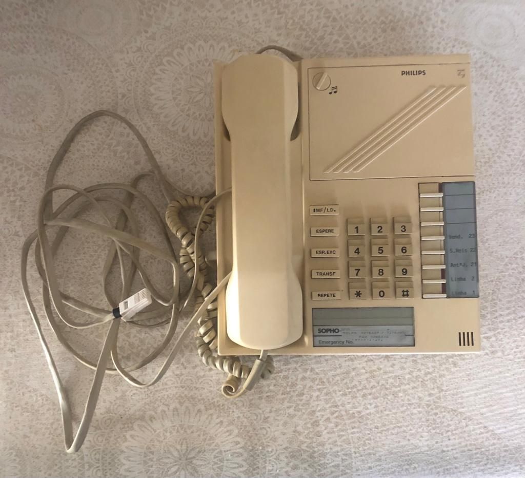 Telefone antigo Philips